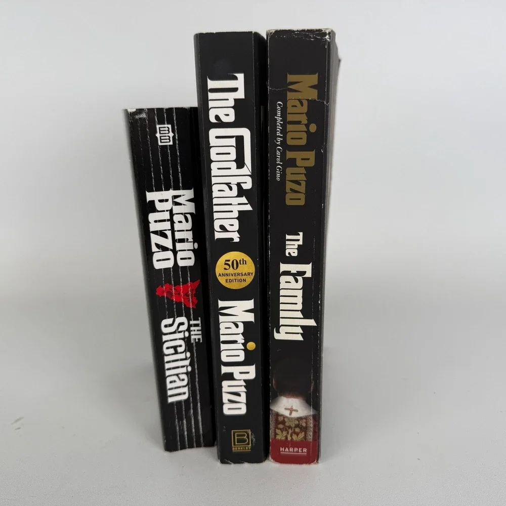 Mario Puzo Lot of 3 Paperback The Familly TheSicilian The‎ Godfather